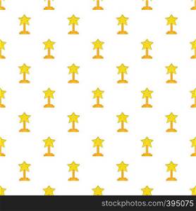 Award star pattern. Cartoon illustration of award star vector pattern for web. Award star pattern, cartoon style