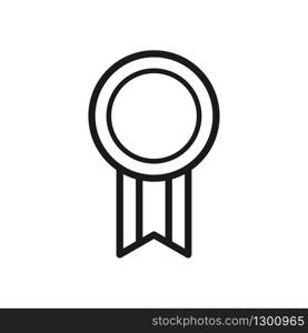 award vector icon, flat design best vector award illustration, medal icon