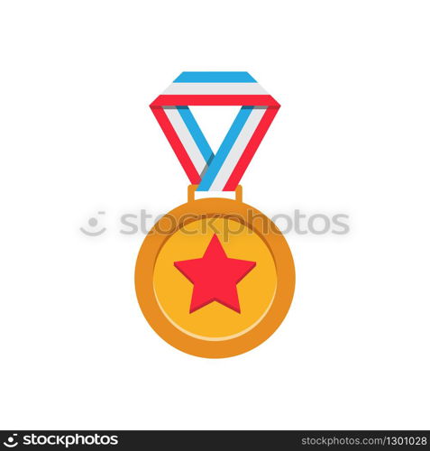 award vector icon, flat design best vector award illustration, medal icon