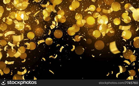 Awarding the nomination ceremony luxury background with golden glitter sparkles. Annual award Vector design. Award nomination ceremony luxury background with golden glitter sparkles