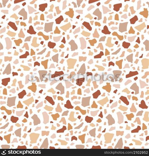 Awesome Modern Terrazzo Vector Seamless Pattern Design. Great for spring summer, fabric, textile, background, wallpaper, scrap booking, gift wrap, accessories, and clothing.