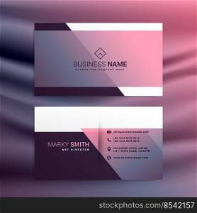 awesome vector minimal business card design