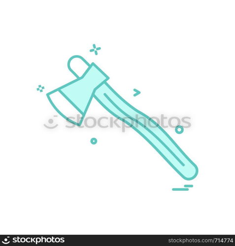 axe icon vector design