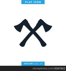 Axe Icon Vector Design Template