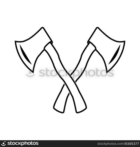 Axe icon vector illustration symbol design