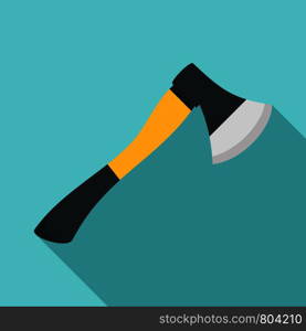 Axe tool icon. Flat illustration of axe tool vector icon for web design. Axe tool icon, flat style