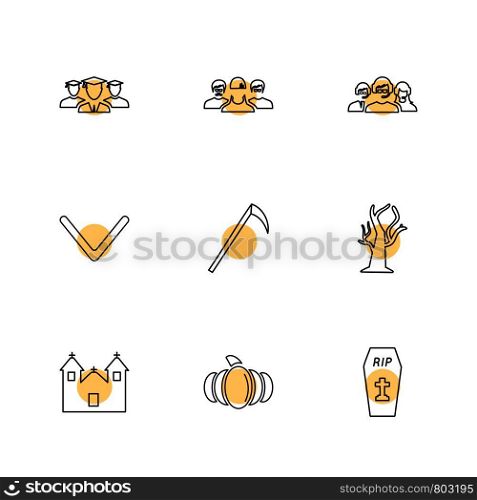 axe, tree , grave , halloween , rip , graveyard , horror , pumpkin , grave , cross , bat , scary , scare , candy , rip , horror , night , spider , icon, vector, design, flat, collection, style, creative, icons