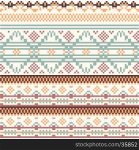 Aztec geometric print. Ethnic boho tribal native seamless pattern. Ethnic light ornamental print background for card, invitation, wallpaper, web design, fabric, textile, clothes