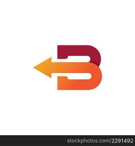 B font and Letter b logo design with modern concept. Icon letter b vector illustration template