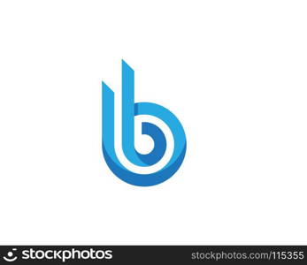 B Letter Business professional logo template