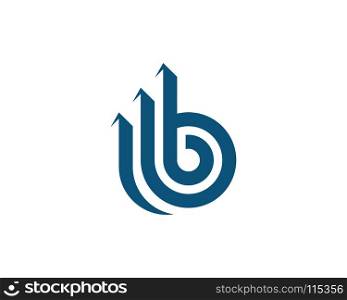B Letter Business professional logo template