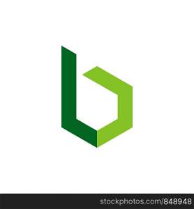 B Letter hexagon Shape Logo Template Illustration Design. Vector EPS 10.