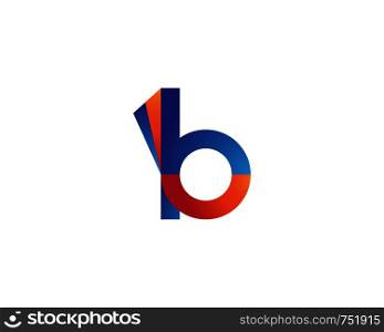 B Letter logo template