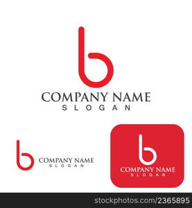 B Letter logo template vector illustration