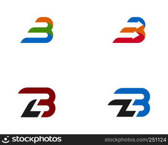 B Letter logo template vector illustration