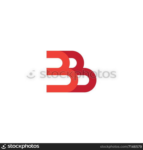 B Letter logo template vector illustration