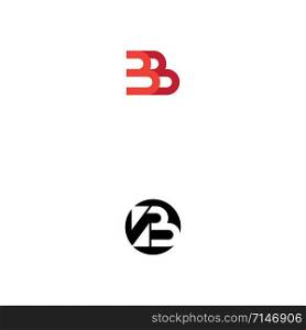 B Letter logo template vector illustration