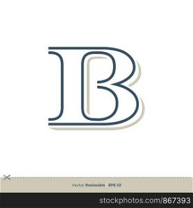 B Letter vector Logo Template Illustration Design. Vector EPS 10.