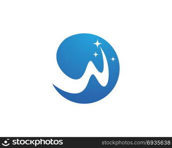 B letter wave Logo Template. B Lletter wave Logo Template vector illustration