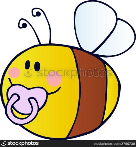 Baby Bee Cartoon Character