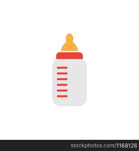 Baby bottle graphic design template vector isolated
