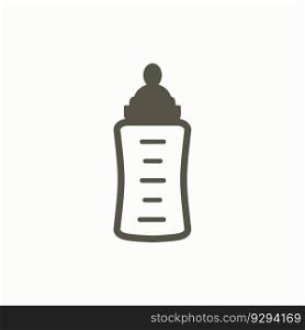 baby bottle icon design vector template