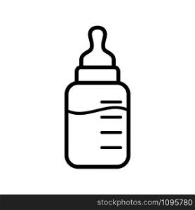 baby bottle icon vector design template