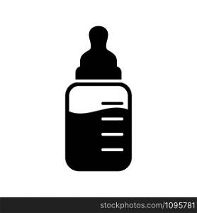 baby bottle icon vector design template