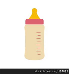 Baby bottle icon vector isolated on white background. Baby bottle icon vector isolated on white