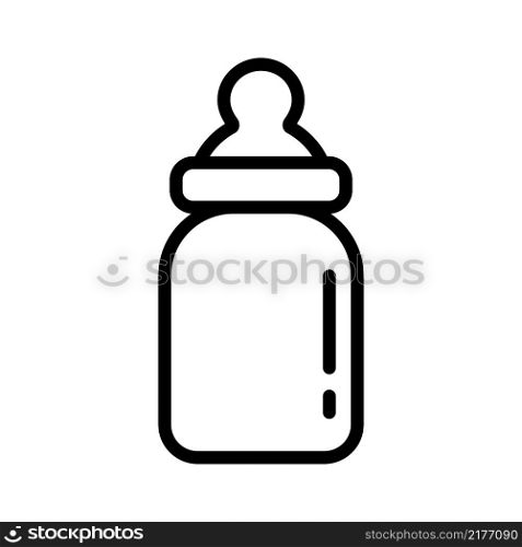 Baby bottle icon vector sign and symbol on trendy design