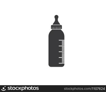 baby bottle vector icon illustration design