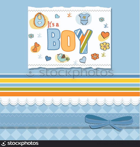 baby boy shower card