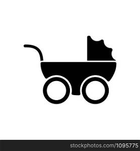 baby carriage icon vector design template