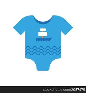 Baby clothes icon. Baby clothes from kid and baby.