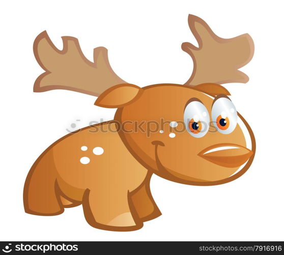 Baby deer cartoon