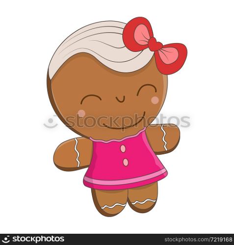 baby doll for greetings, decorations and postcards, creative design, prints and applications. Flat style.