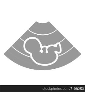 baby echo sound isolated white background vector illustration
