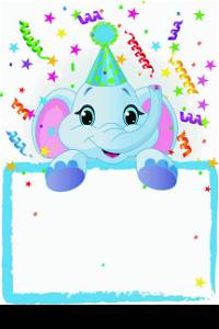 Baby Elephant Birthday