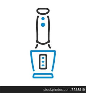 Baby Food Blender Icon. Editable Bold Outline With Color Fill Design. Vector Illustration.