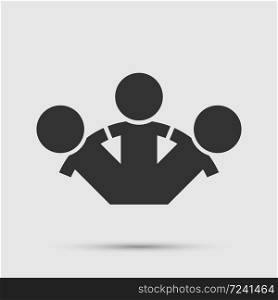 Baby icon,Three children logo