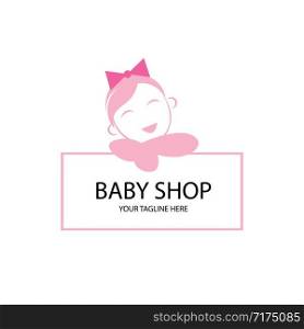 baby logo vector