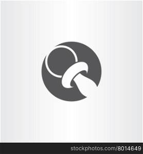 baby nipple black circle vector icon logo