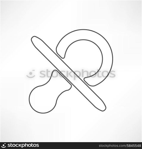 baby pacifier symbol