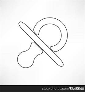 baby pacifier symbol
