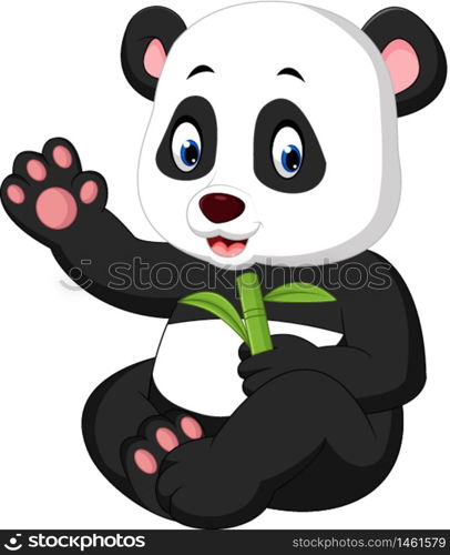 baby panda cartoon