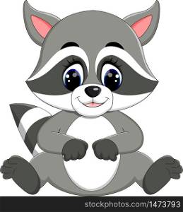 baby raccoon cartoon
