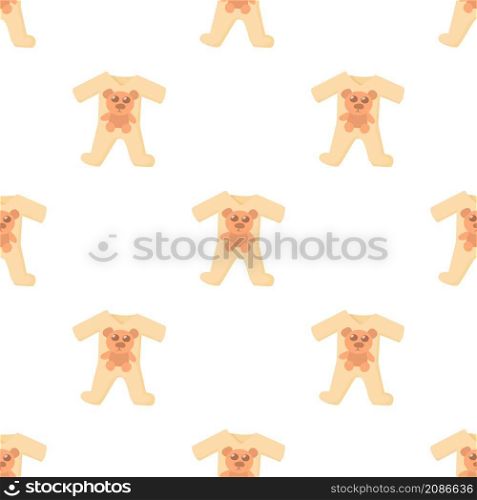 Baby rompers pattern seamless background texture repeat wallpaper geometric vector. Baby rompers pattern seamless vector