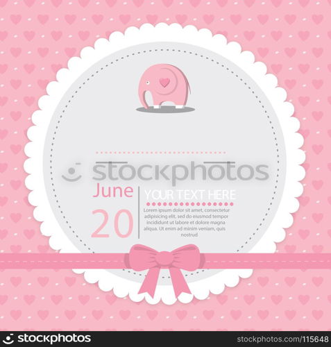 baby shower celebration. baby shower boy girl birth greeting celebration vector