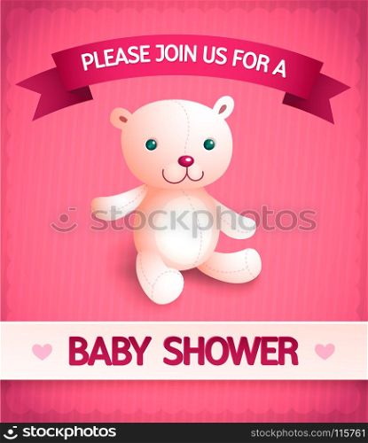 baby shower celebration. baby shower boy girl birth greeting celebration vector