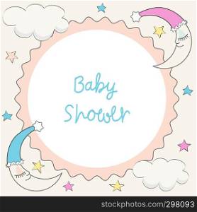 Baby Shower invitation, greeting card